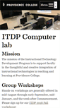 Mobile Screenshot of itdp.providence.edu